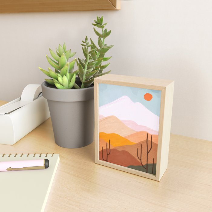 Abstract Landscape III  Mini Art Print Gallery Image 2