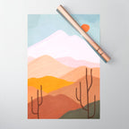 Abstract Landscape III  Wrapping Paper Gallery Image 1