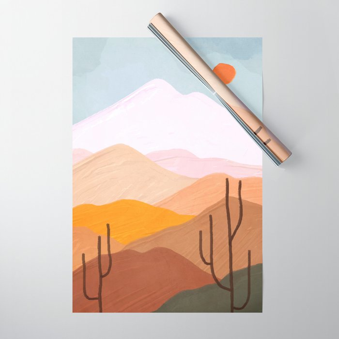 Abstract Landscape III  Wrapping Paper Gallery Image 1