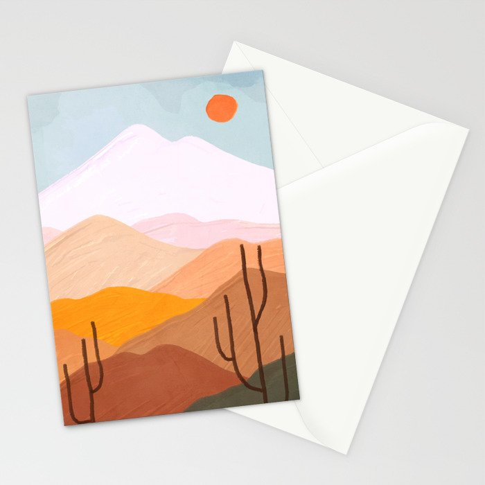 Abstract Landscape III  Stationery Card Gallery Image 2
