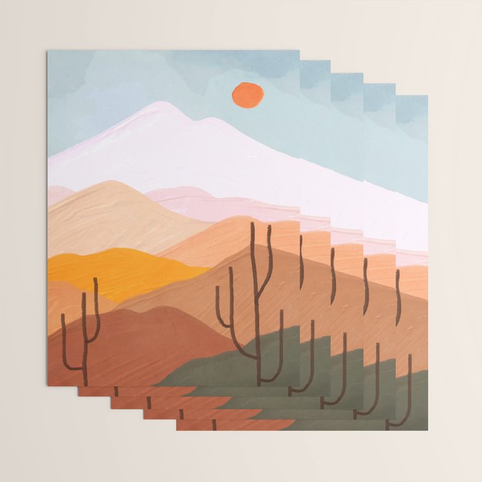 Abstract Landscape III  Wrapping Paper Gallery Image 3