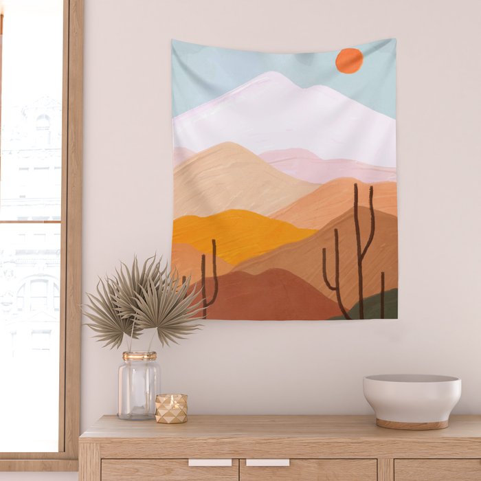 Abstract Landscape III  Wall Tapestry Gallery Image 2