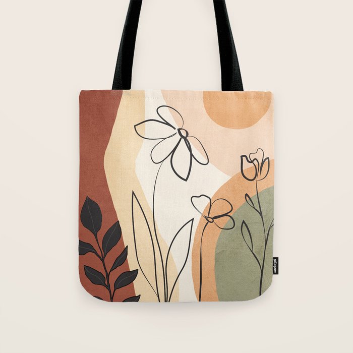 Plant Life Design 9 Tote Bag Gallery Image 1
