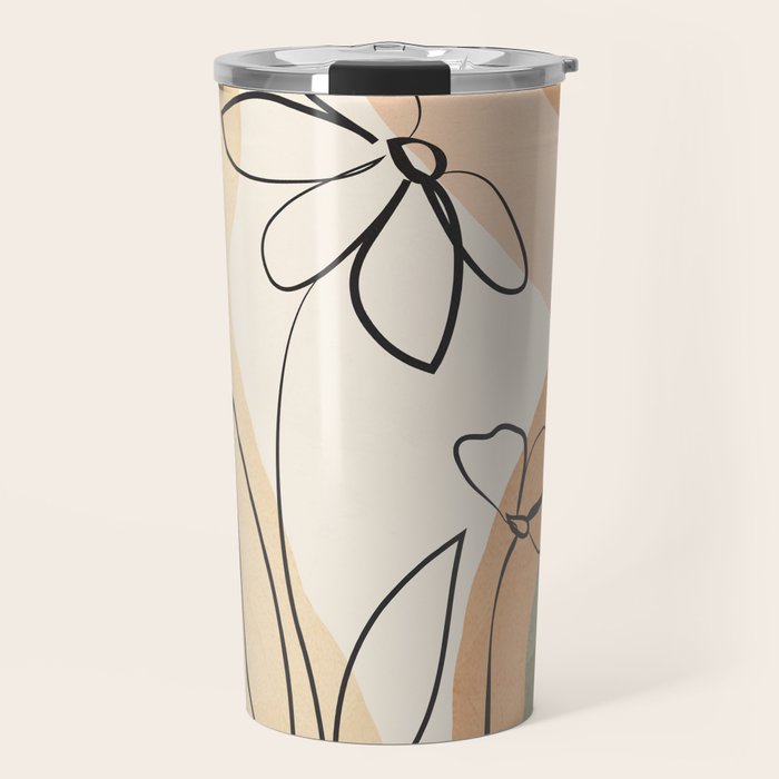 Plant Life Design 9 Travel Mug Gallery Image 1