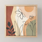 Plant Life Design 9 Mini Art Print Gallery Image 1