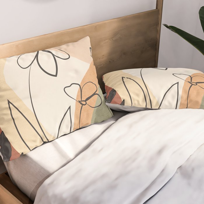 Plant Life Design 9 Pillow Sham Gallery Image 2