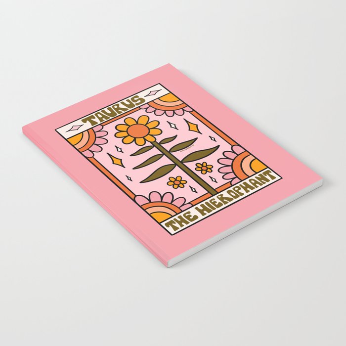 Taurus Tarot Card Notebook Gallery Image 1