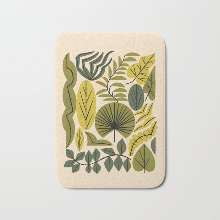 Leaf Collection Bath Mat Gallery Image 1