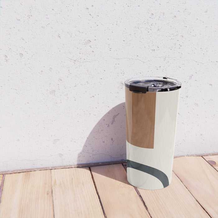 Geometric Modern Art 32 Travel Mug Gallery Image 4