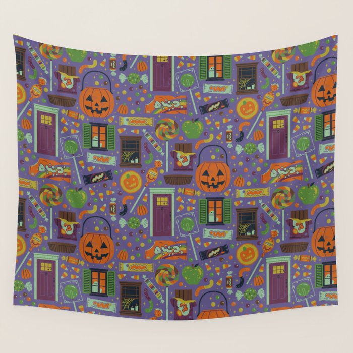Trick or Treat Wall Tapestry Gallery Image 1