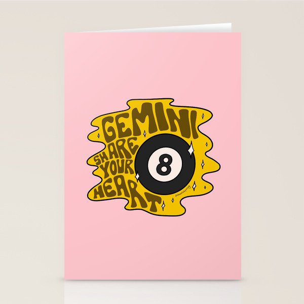 Gemini Magic 8 Ball Stationery Card Gallery Image 2