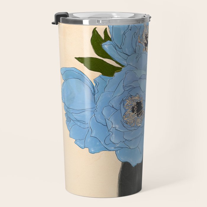 Bouquet Gift Blue Travel Mug Gallery Image 3