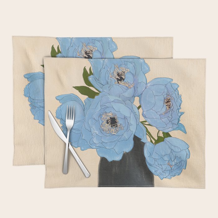 Bouquet Gift Blue Placemat Gallery Image 1