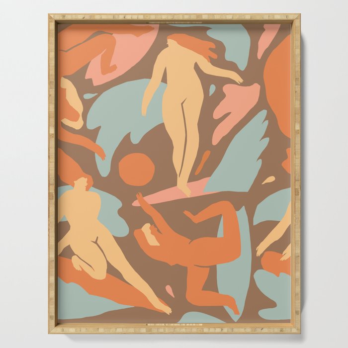 Flow pattern Serving Tray Gallery Image 1