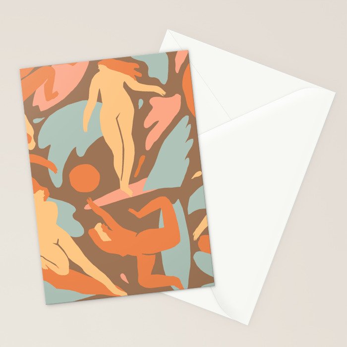 Flow pattern Stationery Card Gallery Image 2