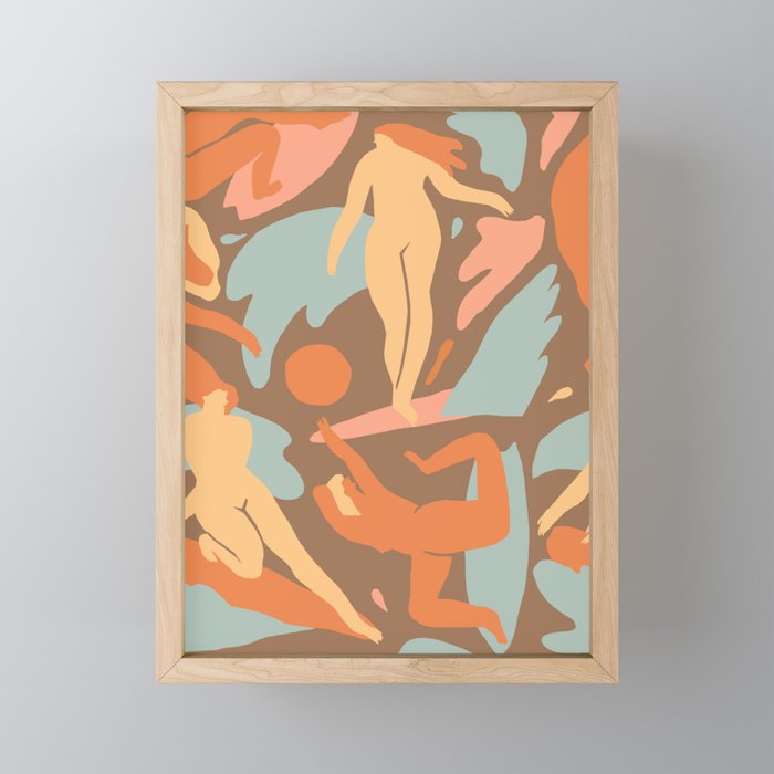 Flow pattern Mini Art Print Gallery Image 1