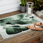 Banana leaf akin Outdoor Rug Gallery Image 2
