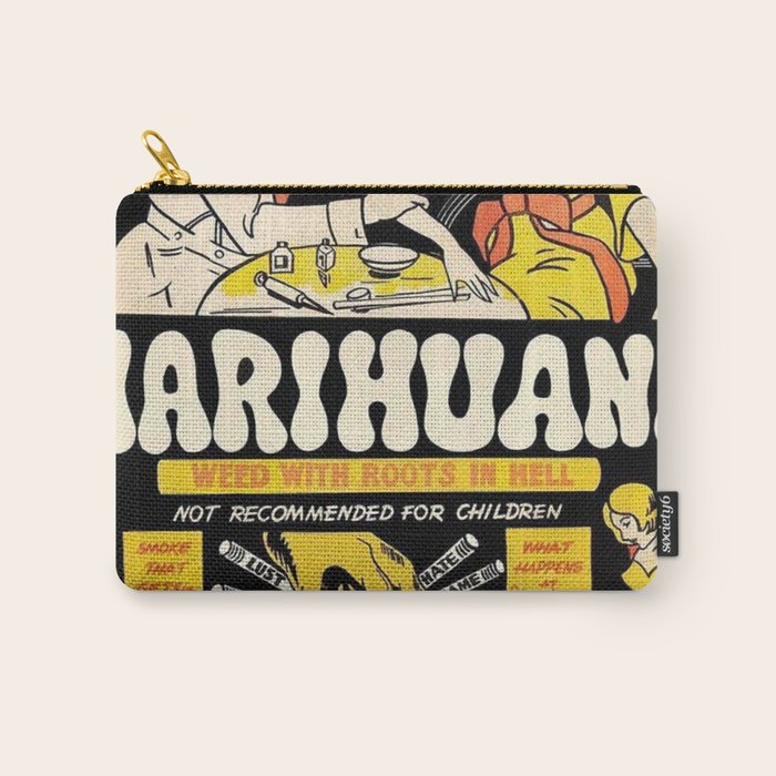 Marihuana Marijuana Vintage Movie Carry All Pouch Gallery Image 1