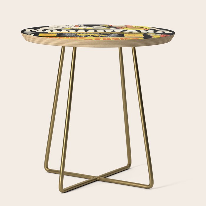 Marihuana Marijuana Vintage Movie Side Table Gallery Image 1