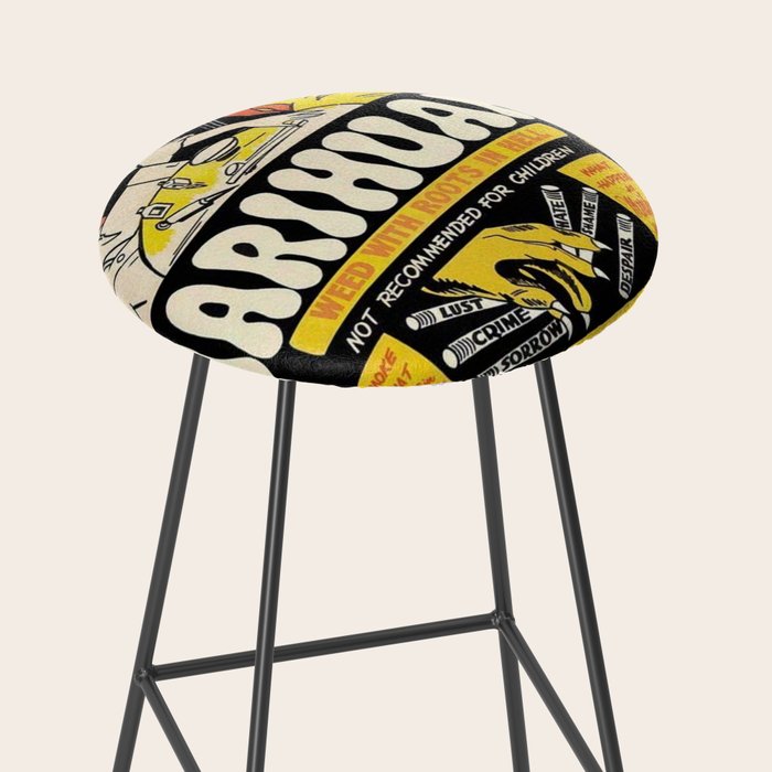 Marihuana Marijuana Vintage Movie Stool Gallery Image 2