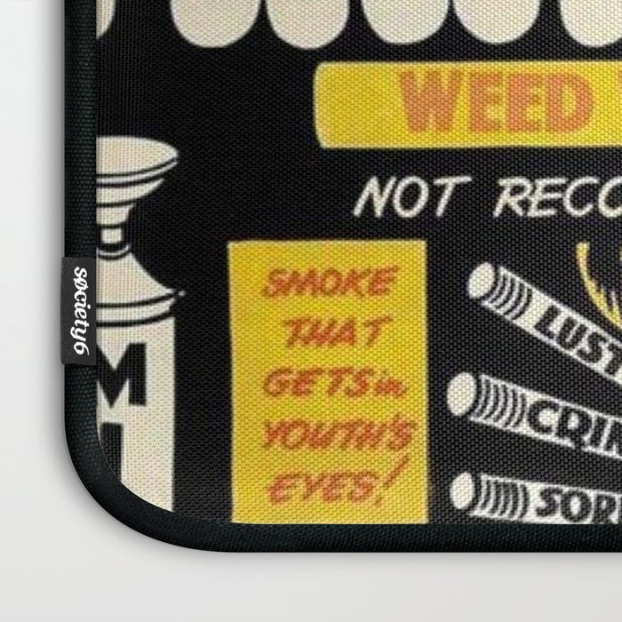 Marihuana Marijuana Vintage Movie Laptop Sleeve Gallery Image 3