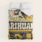 Marihuana Marijuana Vintage Movie Comforter Gallery Image 6