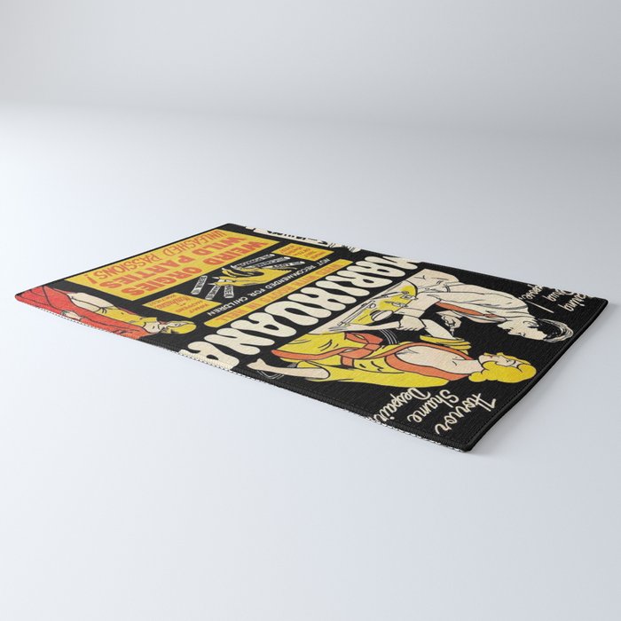 Marihuana Marijuana Vintage Movie Rug Gallery Image 3