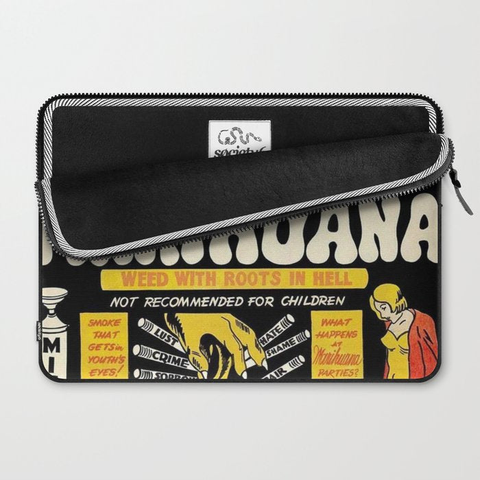 Marihuana Marijuana Vintage Movie Laptop Sleeve Gallery Image 2