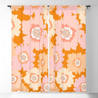 Modern Boho Flowers Window Curtain Gallery Image 5