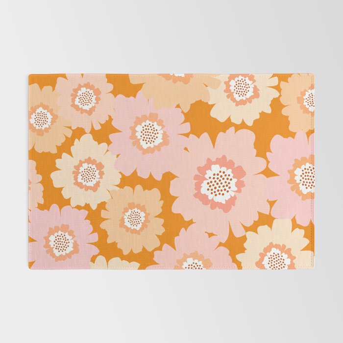 Modern Boho Flowers Rug Gallery Image 2