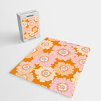 Modern Boho Flowers Jigsaw Puzzle Gallery Image 2