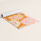 Modern Boho Flowers Yoga Mat Gallery Image 2