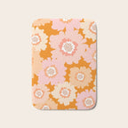 Modern Boho Flowers Bath Mat Gallery Image 1