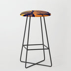 Tropical Retro Sunset Stool Gallery Image 1