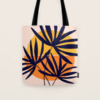 Tropical Retro Sunset Tote Bag Gallery Image 1