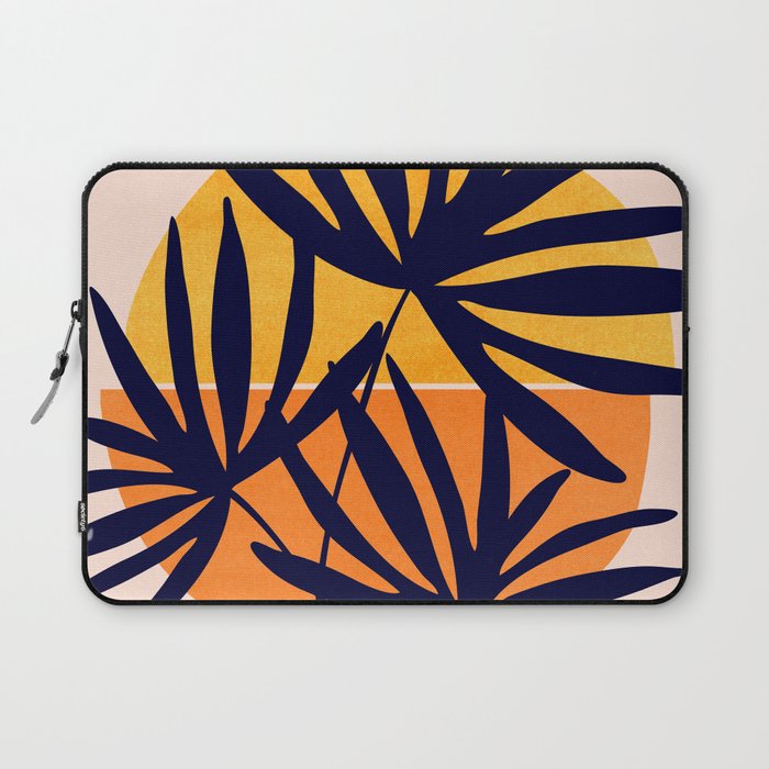 Tropical Retro Sunset Laptop Sleeve Gallery Image 1