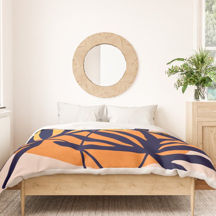 Tropical Retro Sunset Duvet Cover Gallery Image 3