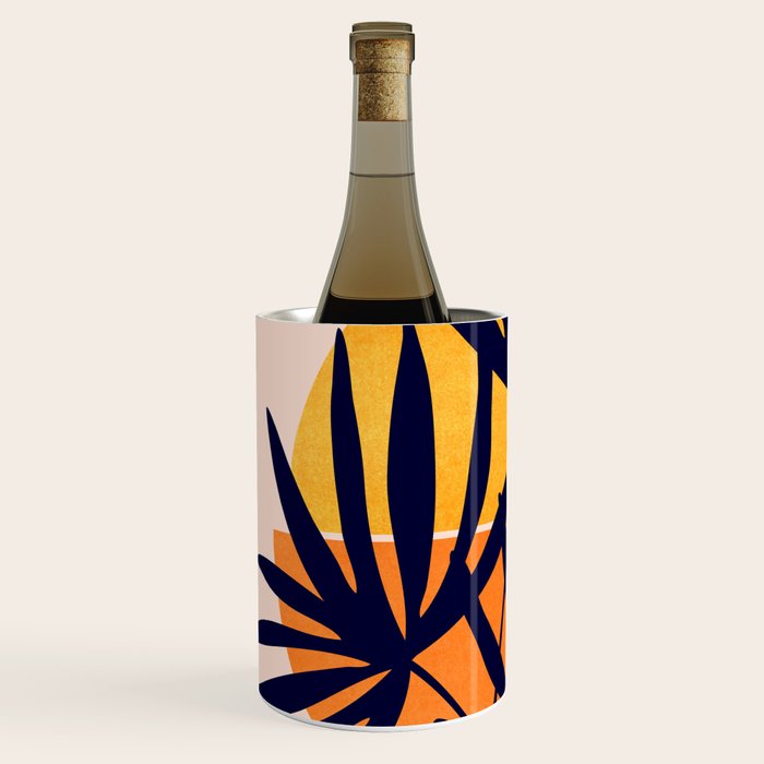 Tropical Retro Sunset Wine Chiller Gallery Image 2