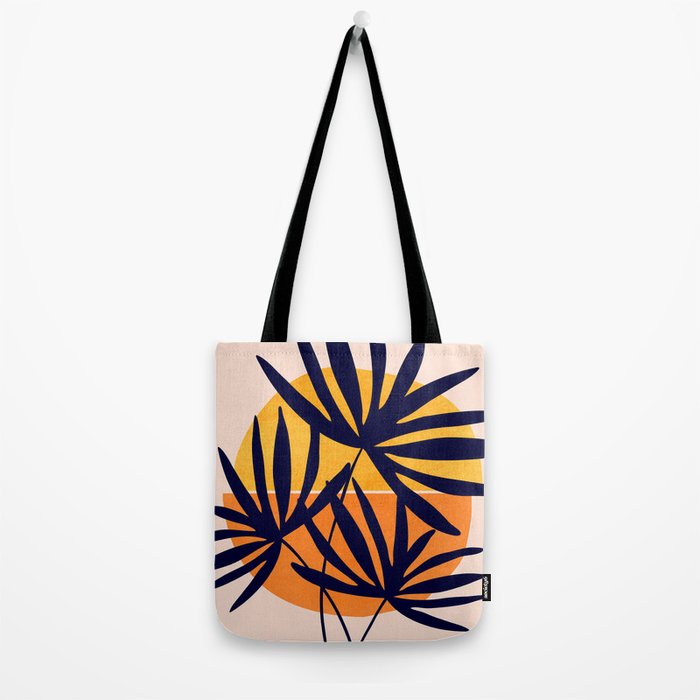 Tropical Retro Sunset Tote Bag Gallery Image 2