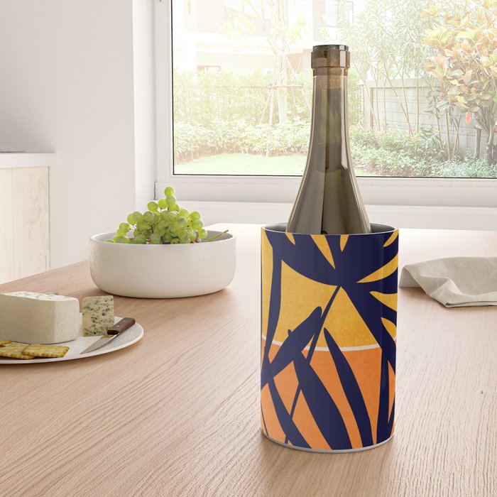 Tropical Retro Sunset Wine Chiller Gallery Image 4
