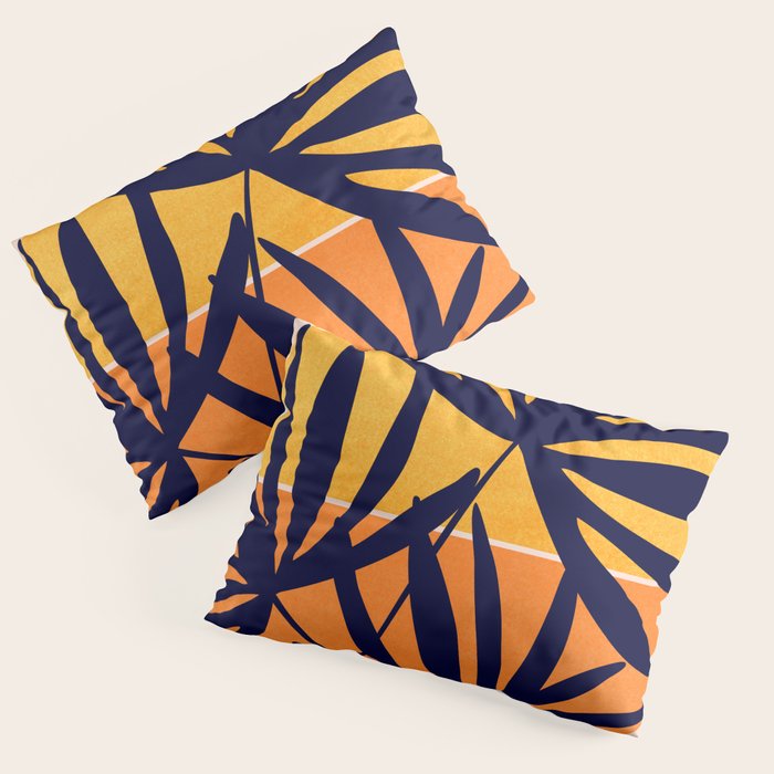 Tropical Retro Sunset Pillow Sham Gallery Image 3