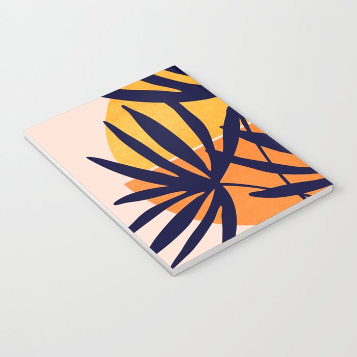 Tropical Retro Sunset Notebook Gallery Image 3