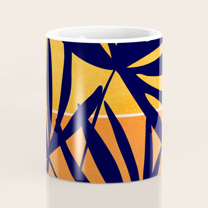 Tropical Retro Sunset Coffee Mug Gallery Image 4