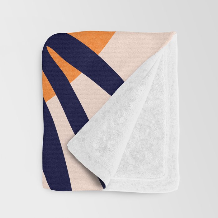 Tropical Retro Sunset Throw Blanket Gallery Image 3