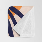 Tropical Retro Sunset Throw Blanket Gallery Image 3