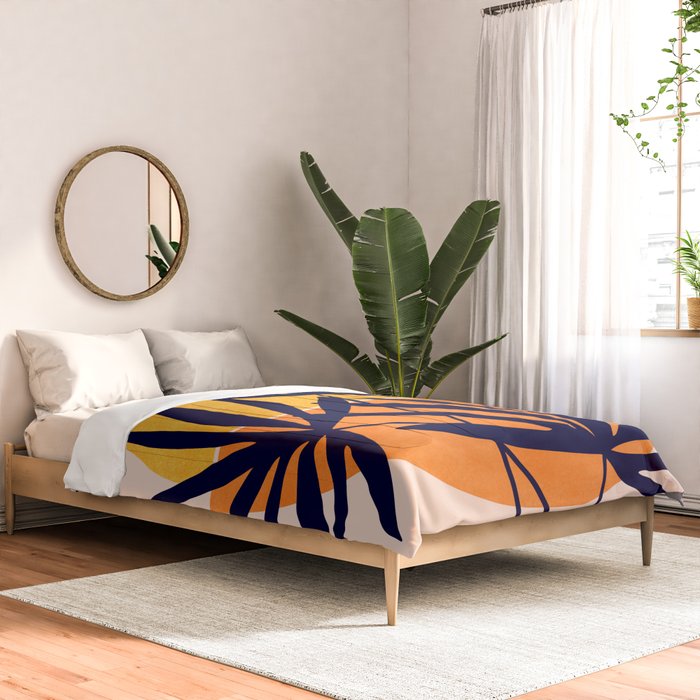 Tropical Retro Sunset Comforter Gallery Image 2