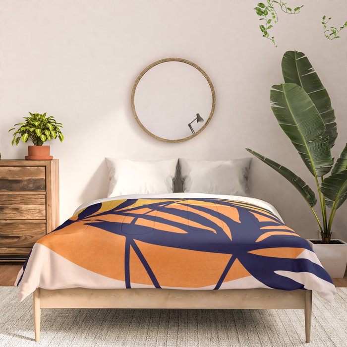 Tropical Retro Sunset Comforter Gallery Image 3