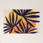 Tropical Retro Sunset Welcome Mat Gallery Image 1