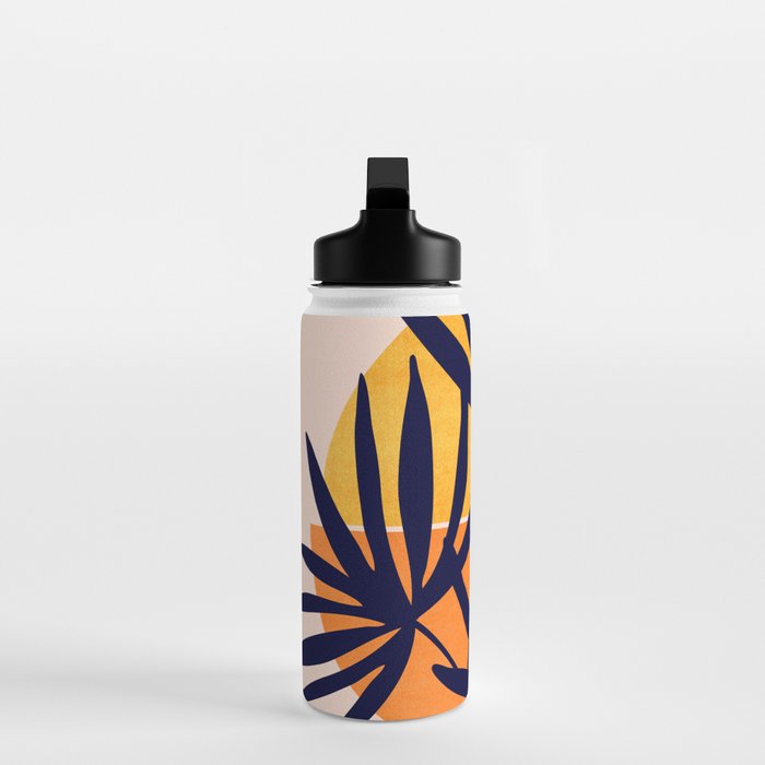 Tropical Retro Sunset Water Bottle Gallery Image 3