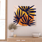 Tropical Retro Sunset Wall Tapestry Gallery Image 2